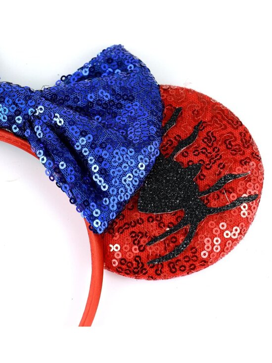 Women\'s Spider-eye Polyester Sequin Bow Mickey Mouse Headband Hair Accessory main image 4